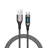 RECCI RTC-P21C 6A TYPE-C FAST CHARGING CABLE 1.2M - BLACK (USB TO TPYE-C)